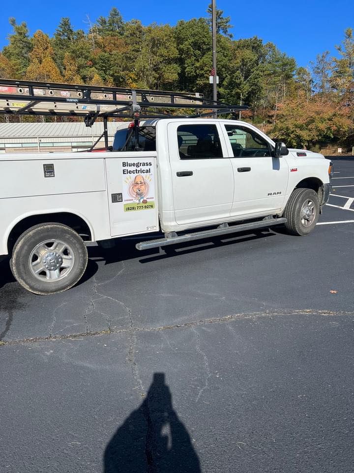 Bluegrass Electrical service coverage in Western North Carolina